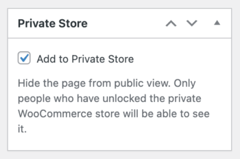 Add page to Private WooCommerce Store