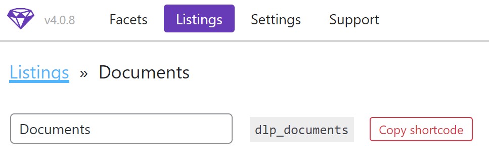 Using FacetWP to add filter widgets to the document library