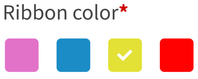 woocommerce product options - color swatches