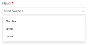 woocommerce product options - dropdown select default