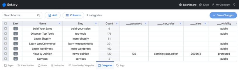 Bulk password protect WooCommerce categories with Setary