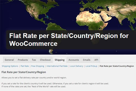 WooCommerce shipping rates