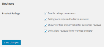 Show Verified Owner label for customer reviews