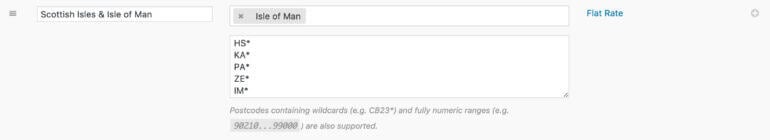 How to add postcode to WooCommerce shipping zone