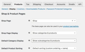 How to show sub categories in WooCommerce