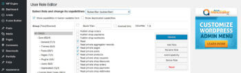 Edit WordPress user roles for private categories, posts and products