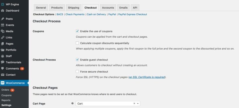 WooCommerce guest checkout