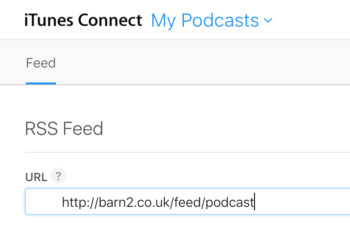 Submit podcast to iTunes.