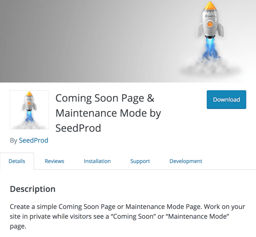  Bientôt Plugin De Mode De Maintenance De La Page.