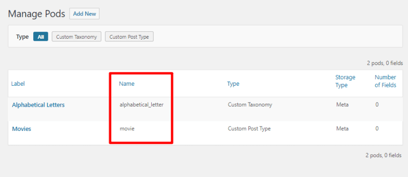 how to find taxonomy name