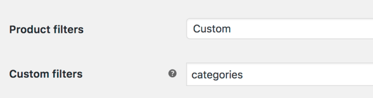 custom filters