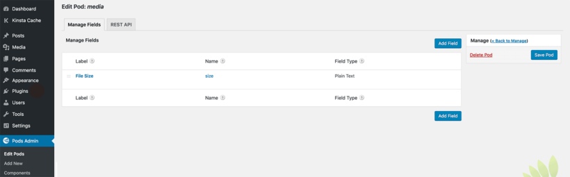 Add custom field to WordPress media library