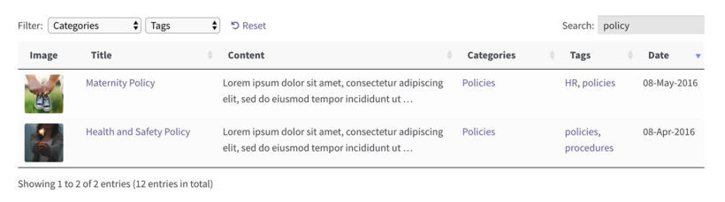 Posts Table Pro WordPress Plugin: Add a Search Box Anywhere