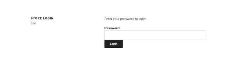 A WooCommerce store login form.