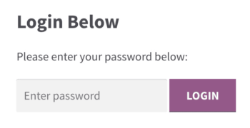 WooCommerce password protected category login form