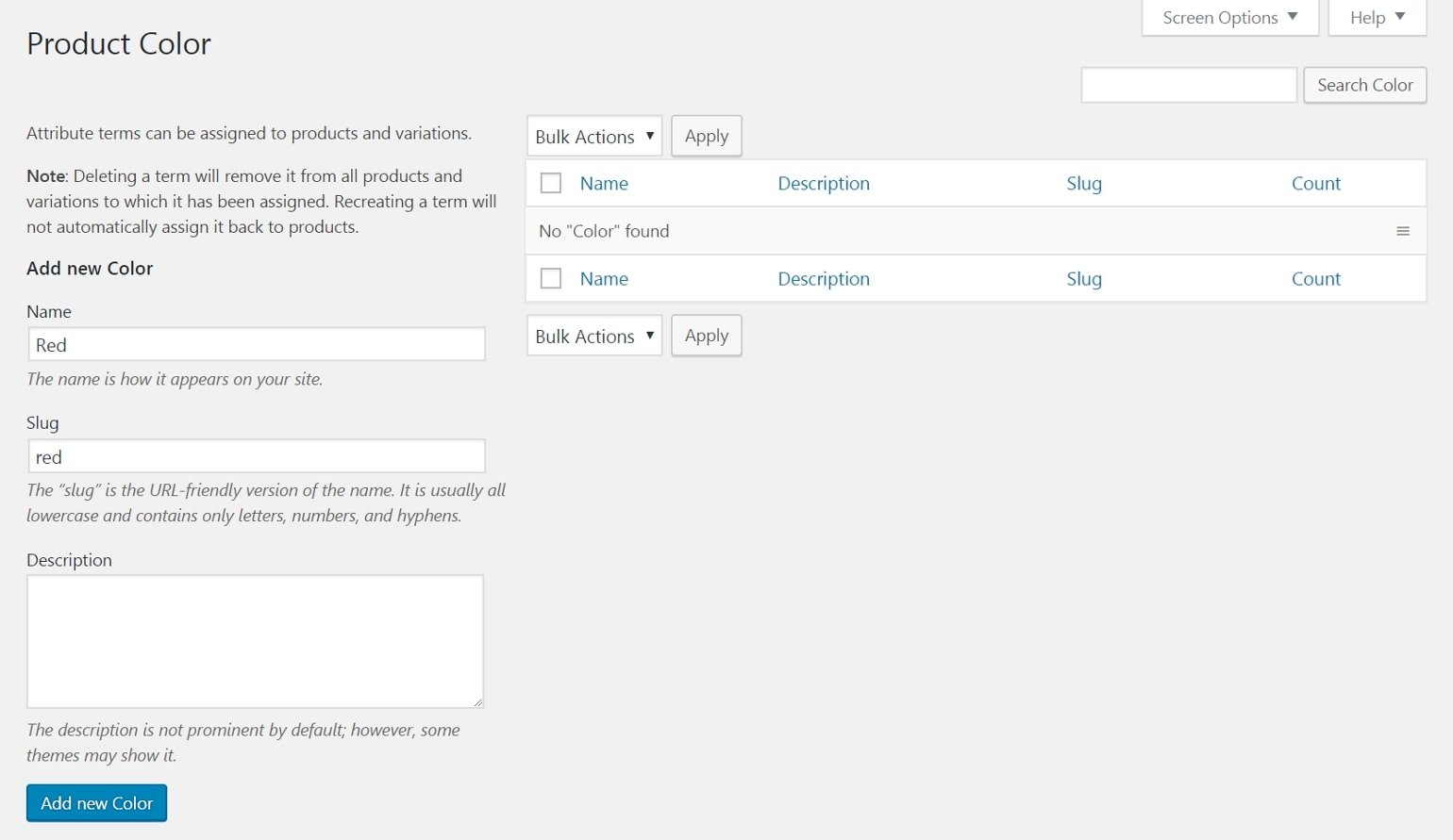 How to Display Attributes on Shop Pages Product Table