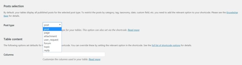 Create a WordPress forum with Posts Table Pro