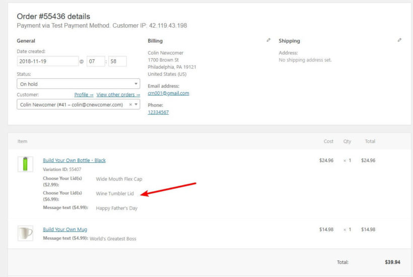 WooCommerce Dashboard