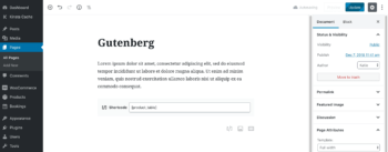 WooCommerce Product Table Gutenberg Block