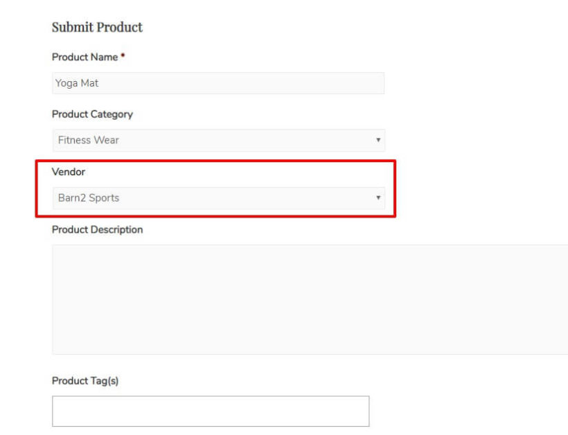 Populate with vendor taxonomy
