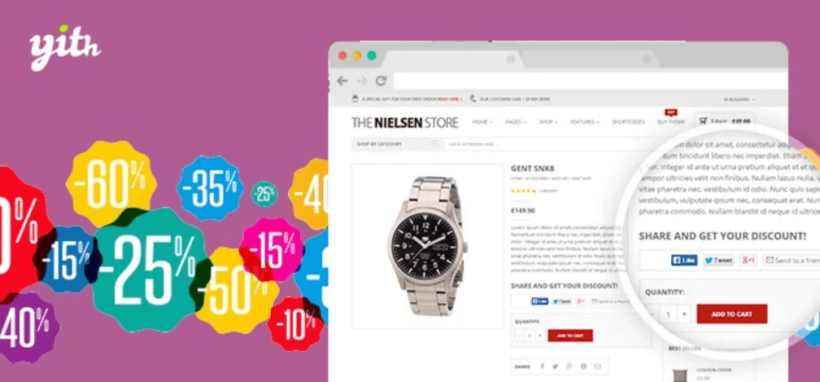 YITH WooCommerce Share for Discounts plugin