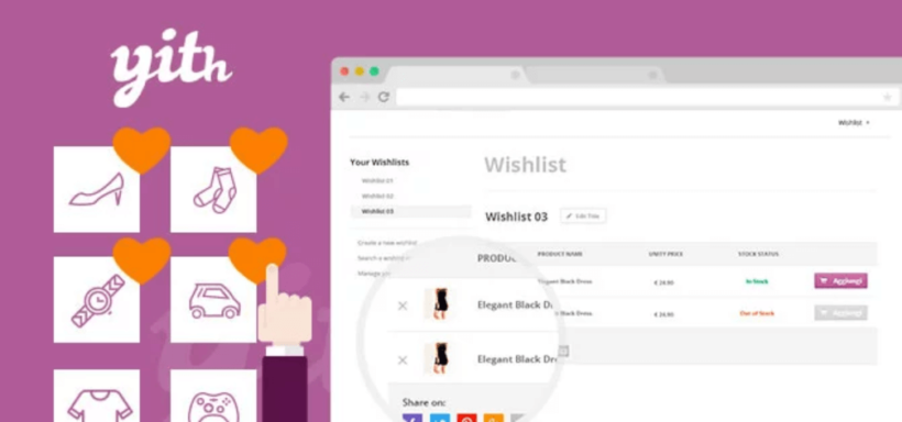 YITH WooCommerce Wishlist plugin