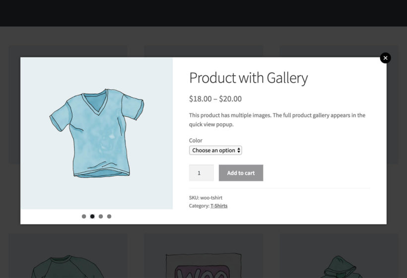 WooCommerce Image Lightbox Plugin with Bullet Navigation