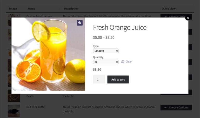 WooCommerce Quick View Plugin Build Your Own Product