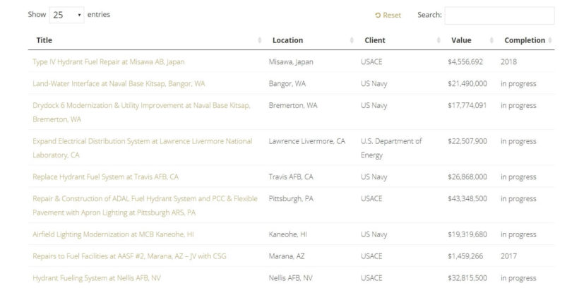 List WordPress custom post types on Nova Group website