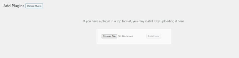 Adding a new plugin to WordPress.