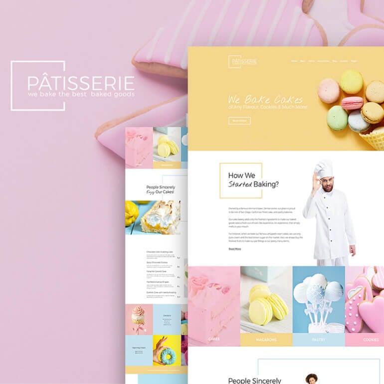 WordPress cake theme