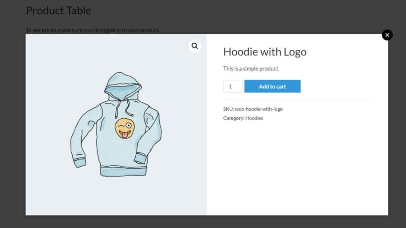 WooCommerce hide price plugin with quick view