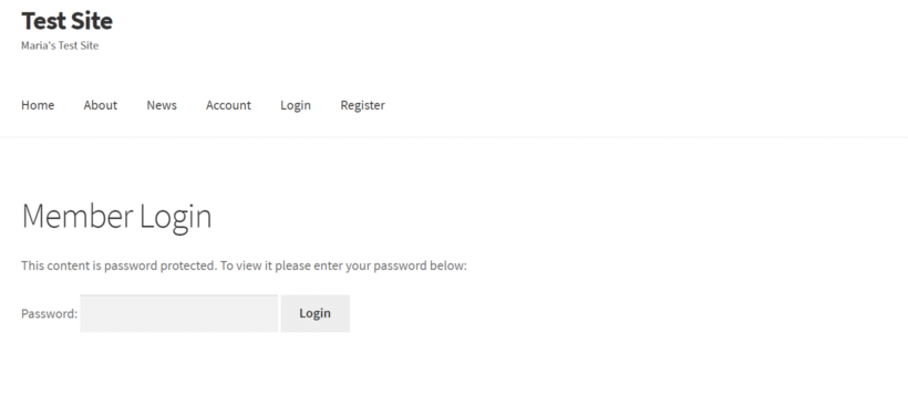 Centralized members login page