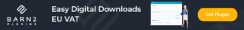 Easy Digital Downloads EU VAT banner landscape