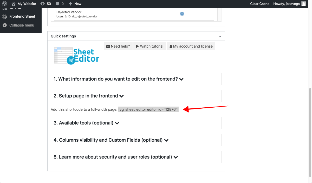 List WooCommerce Products in a Table with Front End Editor