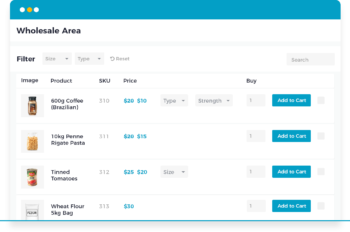 WooCommerce Wholesale Pro prices 1