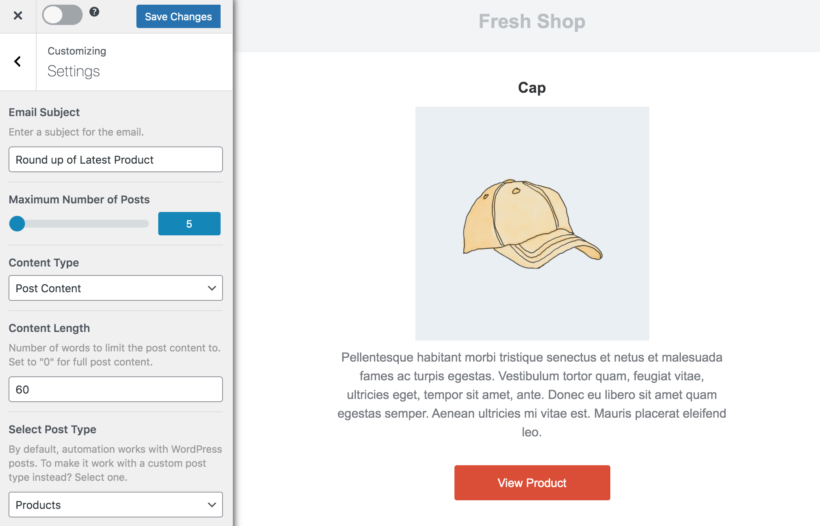 Mail Optin WooCommerce new products