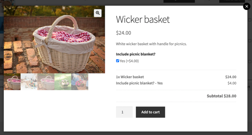 Wicker basket