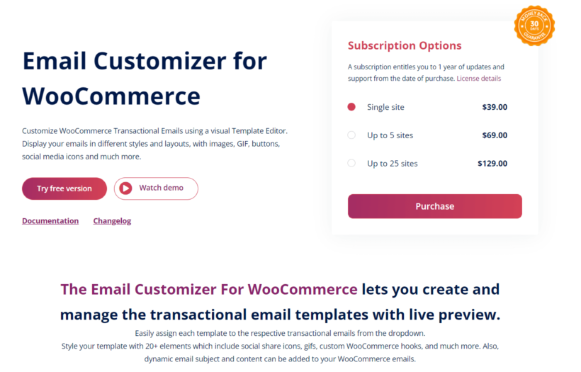 Email Customizer for WooCommerce by themehigh