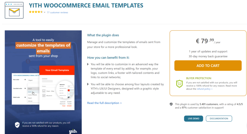 YITH WooCommerce Email Templates Woocoomerce email plugin