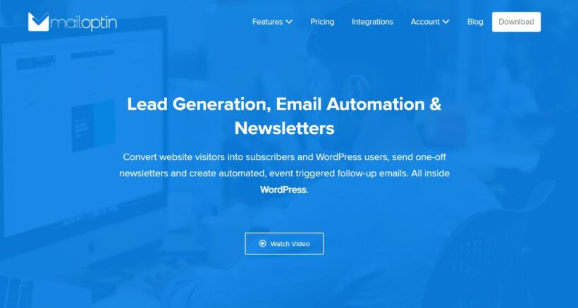 MailOptin WooCommerce email plugin