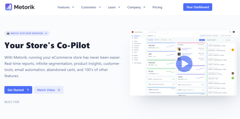 Metorik WooCommerce email plugin