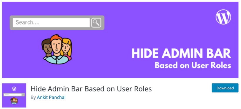 Hide Admin Bar Based on User Roles