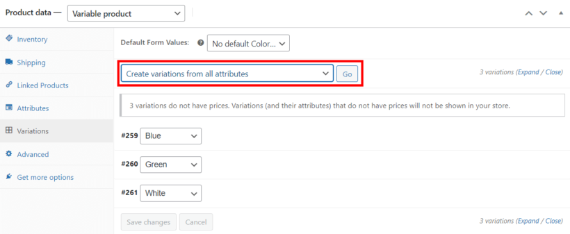 create woocommerce product variations from product attributes.png