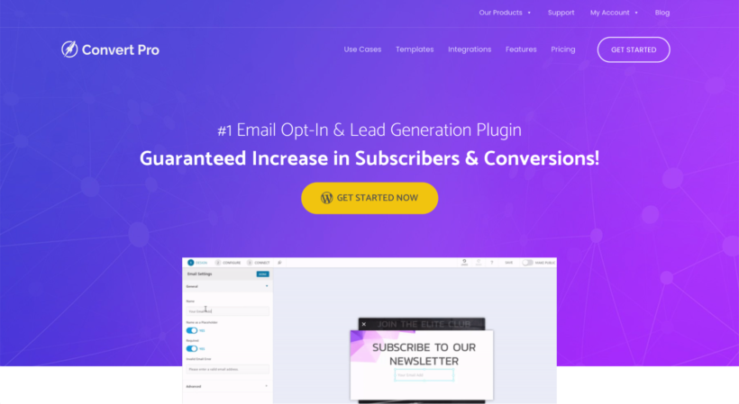 Convert Pro conversion rate plugin