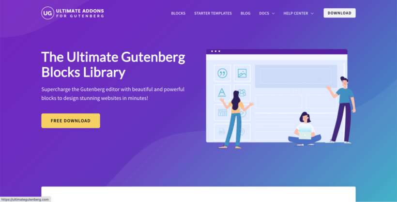 Ultimate Addons for Gutenberg block plugin