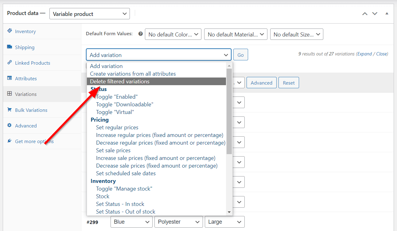 2 Easy Ways to Filter and Bulk Edit WooCommerce Variation Prices