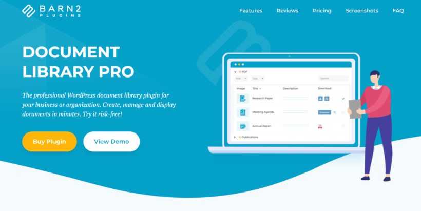 document library pro wordpress file sharing plugin