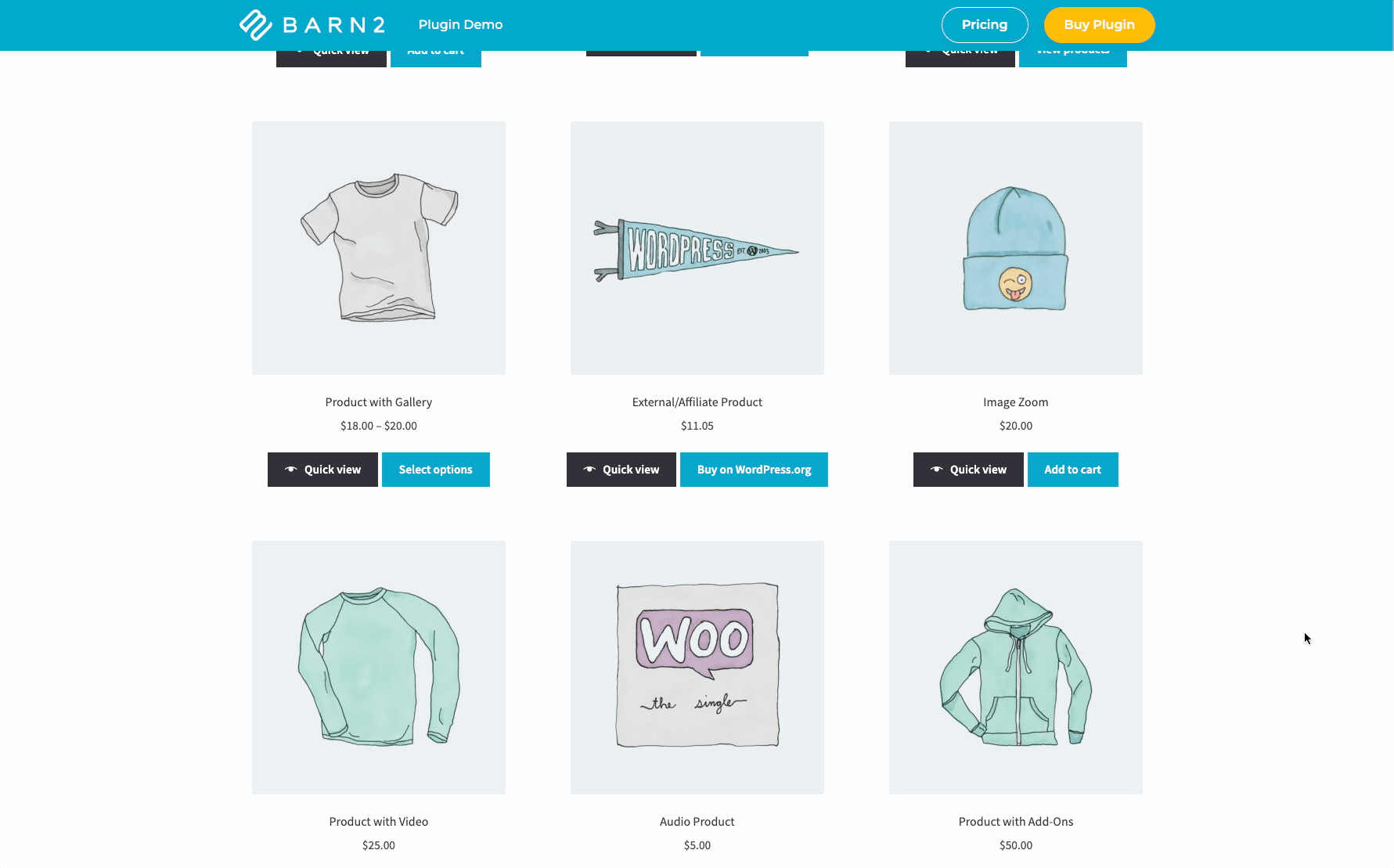 quick view for WooCommerce