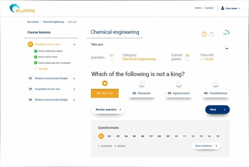 selecing LMS theme